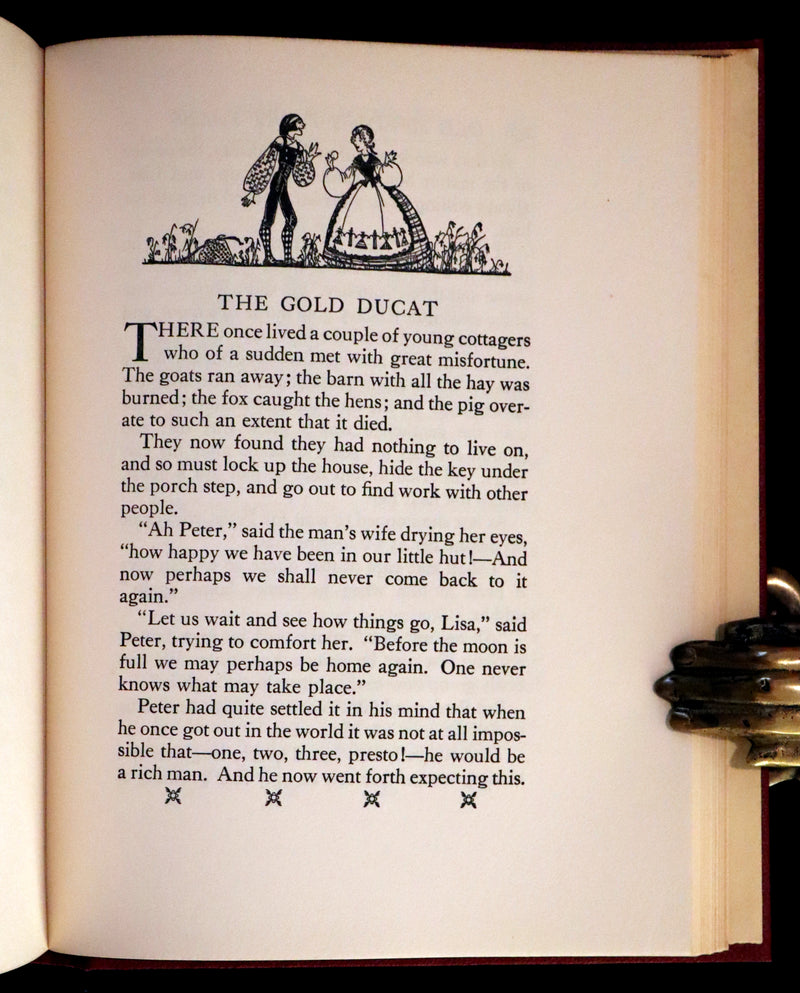1925 First Edition - Old Swedish Fairy Tales by Anna Wahlenberg Illustrated by Jeannette Berkowitz.