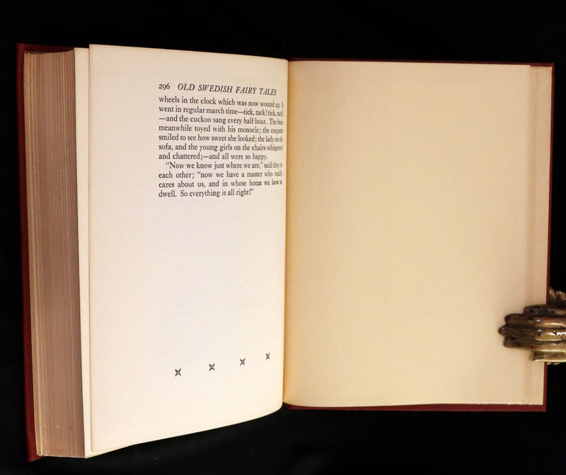 1925 First Edition - Old Swedish Fairy Tales by Anna Wahlenberg Illustrated by Jeannette Berkowitz.