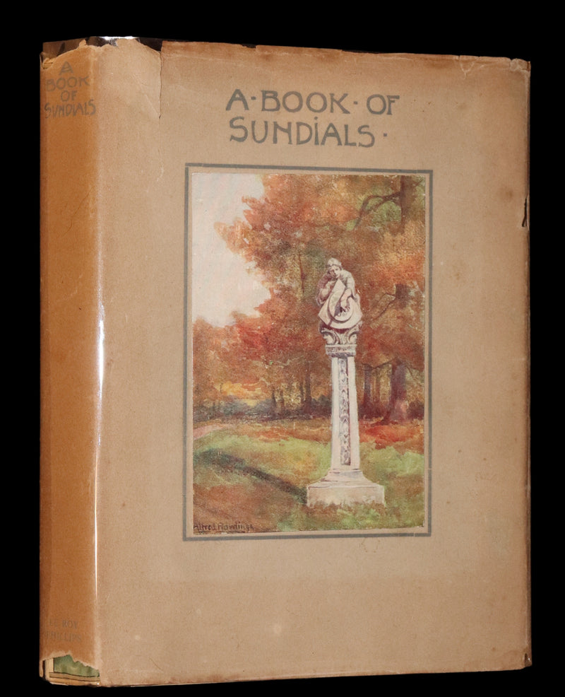 1914 Rare First Edition - A BOOK OF OLD SUNDIALS & THEIR MOTTOES, binding design by Jessie M. King.