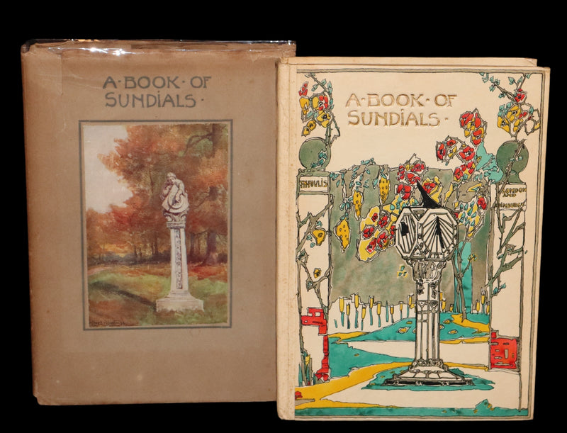 1914 Rare First Edition - A BOOK OF OLD SUNDIALS & THEIR MOTTOES, binding design by Jessie M. King.