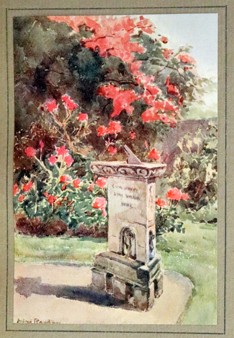 1914 Rare First Edition - A BOOK OF OLD SUNDIALS & THEIR MOTTOES, binding design by Jessie M. King.