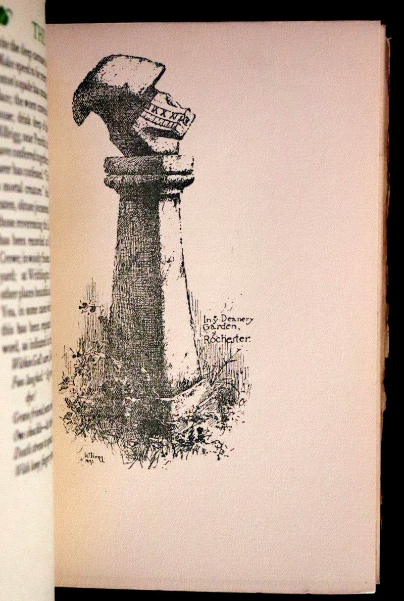 1914 Rare First Edition - A BOOK OF OLD SUNDIALS & THEIR MOTTOES, binding design by Jessie M. King.