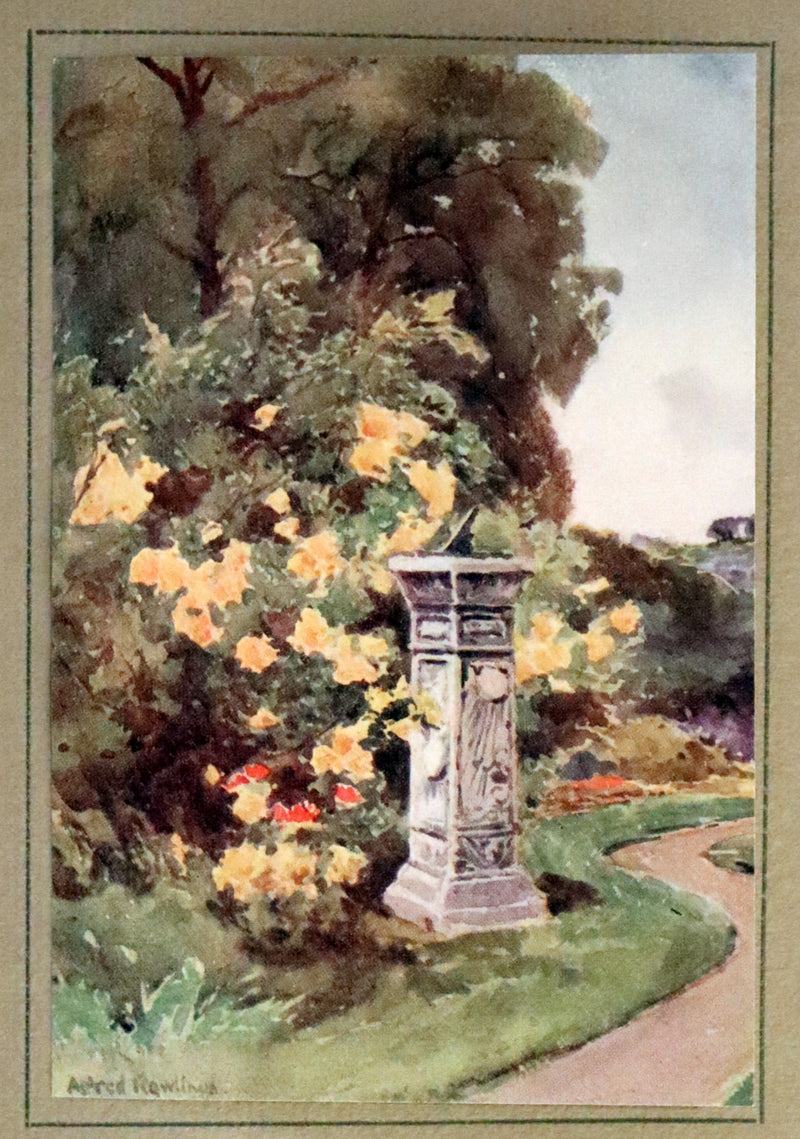 1914 Rare First Edition - A BOOK OF OLD SUNDIALS & THEIR MOTTOES, binding design by Jessie M. King.