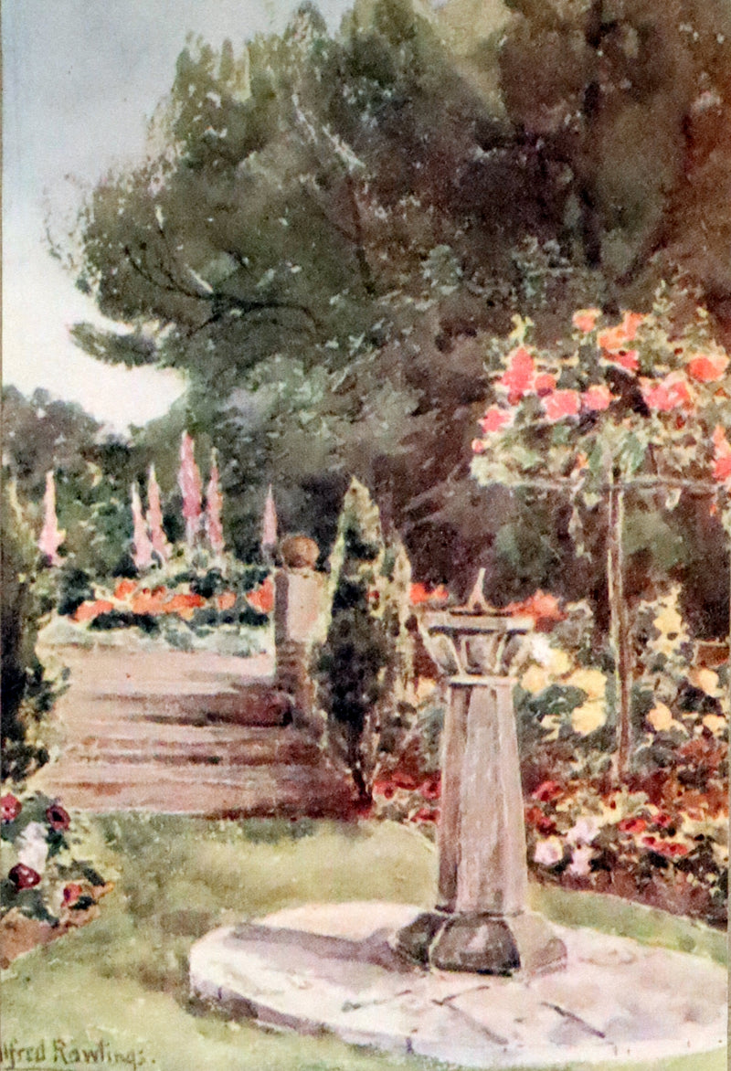 1914 Rare First Edition - A BOOK OF OLD SUNDIALS & THEIR MOTTOES, binding design by Jessie M. King.