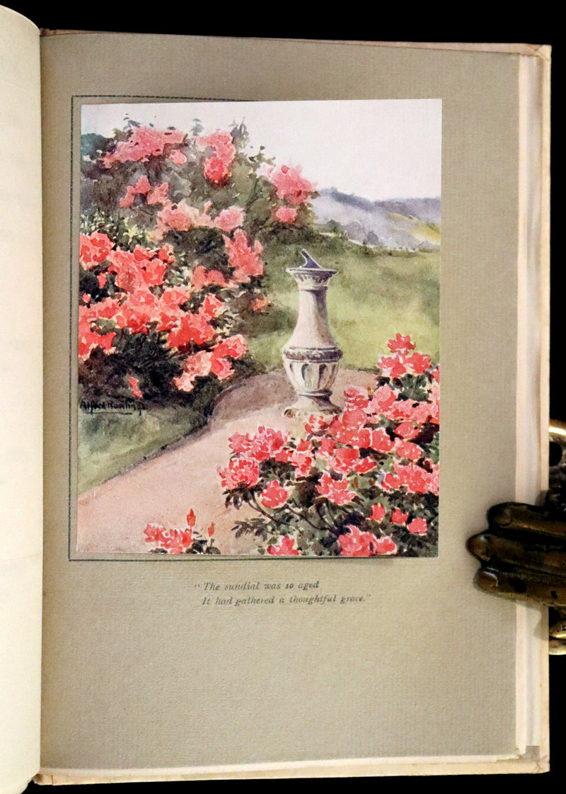 1914 Rare First Edition - A BOOK OF OLD SUNDIALS & THEIR MOTTOES, binding design by Jessie M. King.