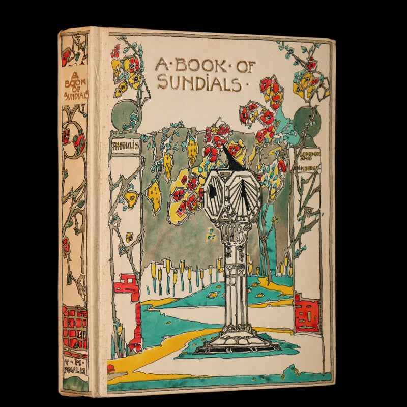1914 Rare First Edition - A BOOK OF OLD SUNDIALS & THEIR MOTTOES, binding design by Jessie M. King.