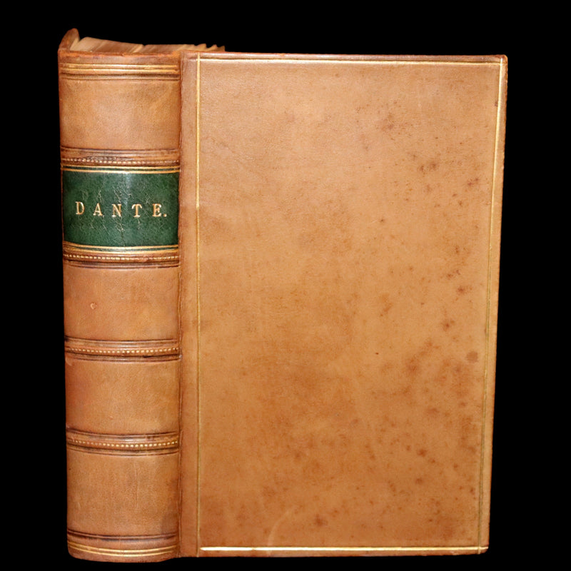 1827 Scarce London Italian Edition - La Divina Commedia di DANTE ALIGHIERI - The Divine Comedy.