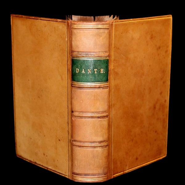 1827 Scarce London Italian Edition - La Divina Commedia di DANTE ALIGHIERI - The Divine Comedy.