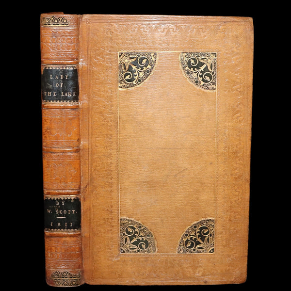 1811 Rare Book in a beautiful binding ~ The LADY OF THE LAKE by Sir Walter Scott Illustrated by Richard Westall.
