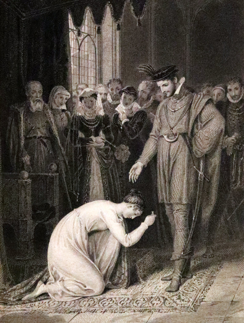 1811 Rare Book in a beautiful binding ~ The LADY OF THE LAKE by Sir Walter Scott Illustrated by Richard Westall.