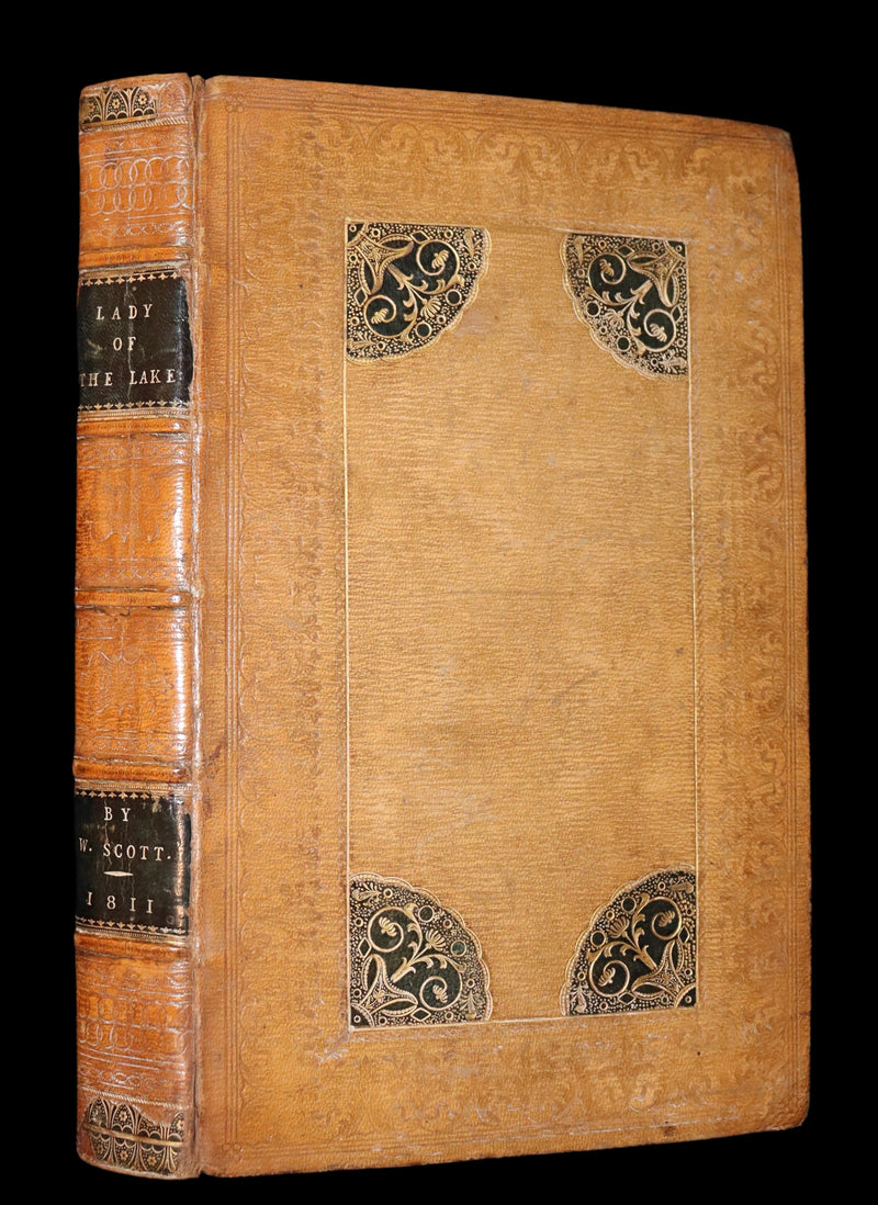 1811 Rare Book in a beautiful binding ~ The LADY OF THE LAKE by Sir Walter Scott Illustrated by Richard Westall.