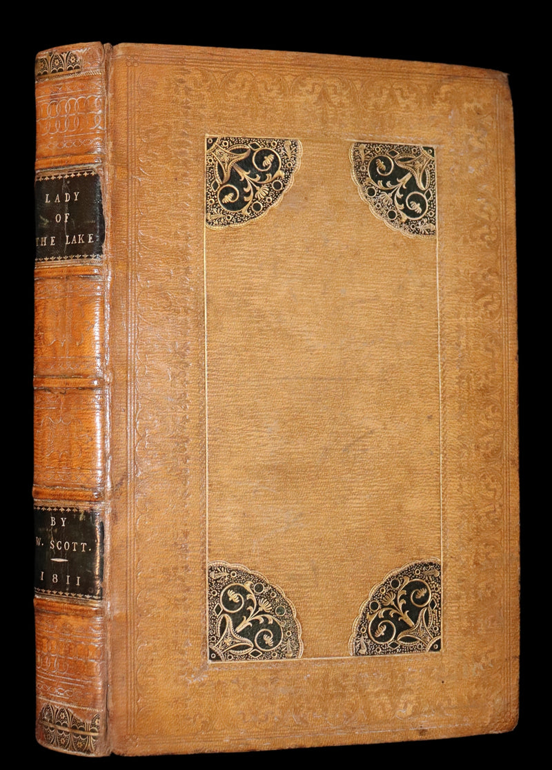 1811 Rare Book in a beautiful binding ~ The LADY OF THE LAKE by Sir Walter Scott Illustrated by Richard Westall.