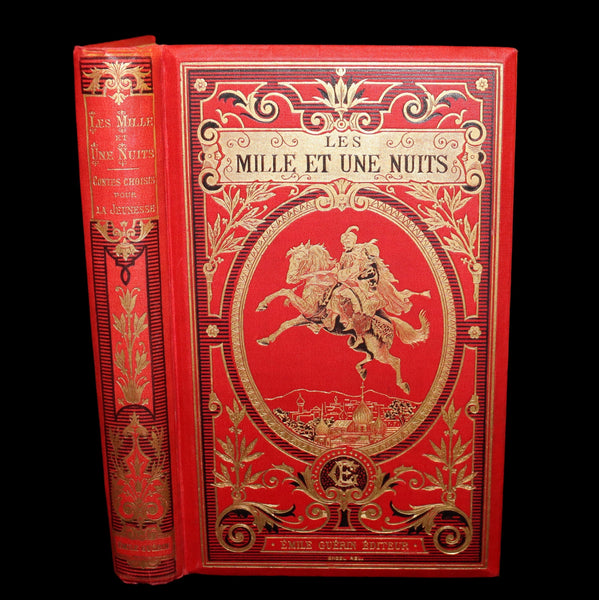 1890 Rare illustrated French Book ~ One Thousand and One Nights - Les Mille et une Nuits - Arabic Tales.