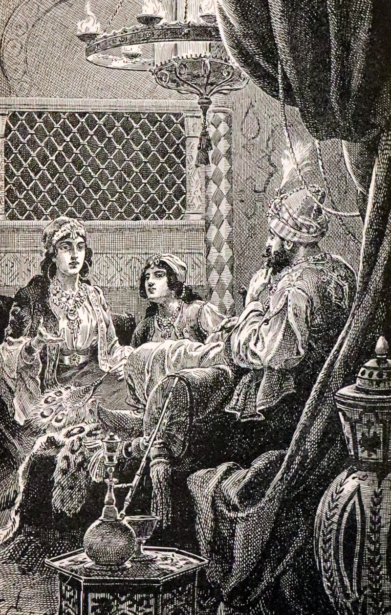 1890 Rare illustrated French Book ~ One Thousand and One Nights - Les Mille et une Nuits - Arabic Tales.