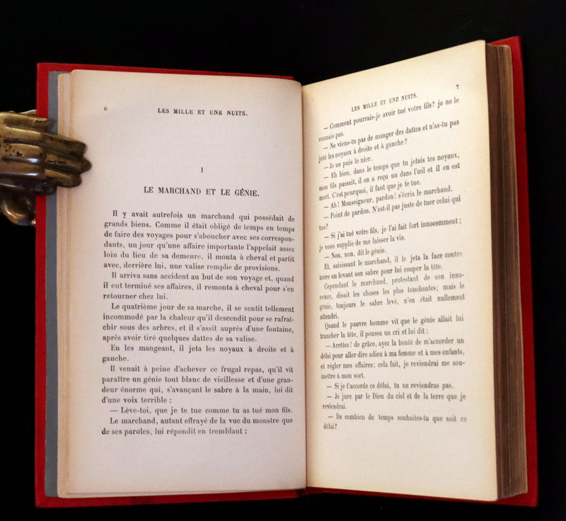 1890 Rare illustrated French Book ~ One Thousand and One Nights - Les Mille et une Nuits - Arabic Tales.