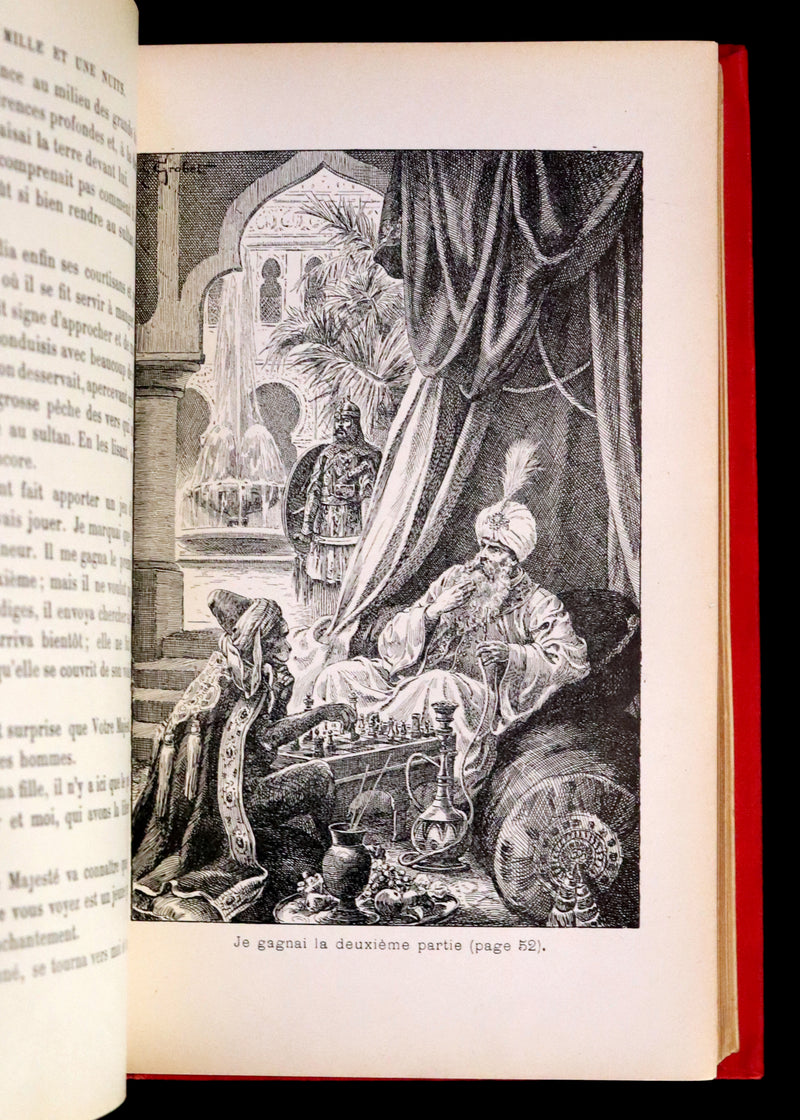 1890 Rare illustrated French Book ~ One Thousand and One Nights - Les Mille et une Nuits - Arabic Tales.