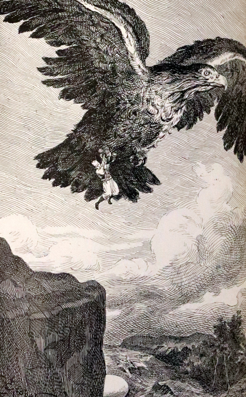 1890 Rare illustrated French Book ~ One Thousand and One Nights - Les Mille et une Nuits - Arabic Tales.