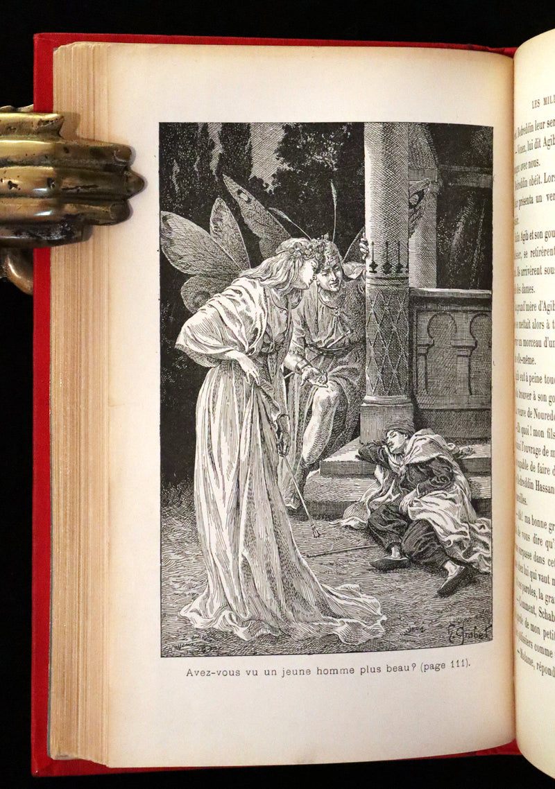1890 Rare illustrated French Book ~ One Thousand and One Nights - Les Mille et une Nuits - Arabic Tales.