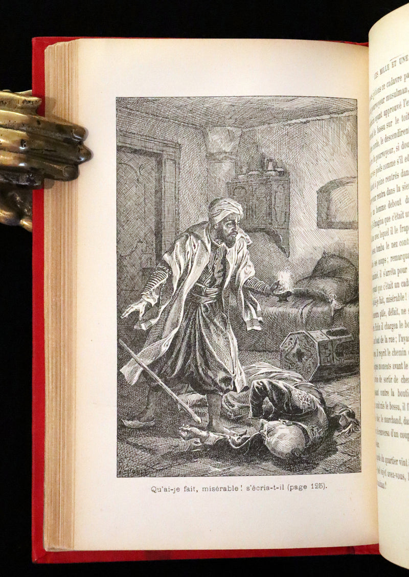 1890 Rare illustrated French Book ~ One Thousand and One Nights - Les Mille et une Nuits - Arabic Tales.