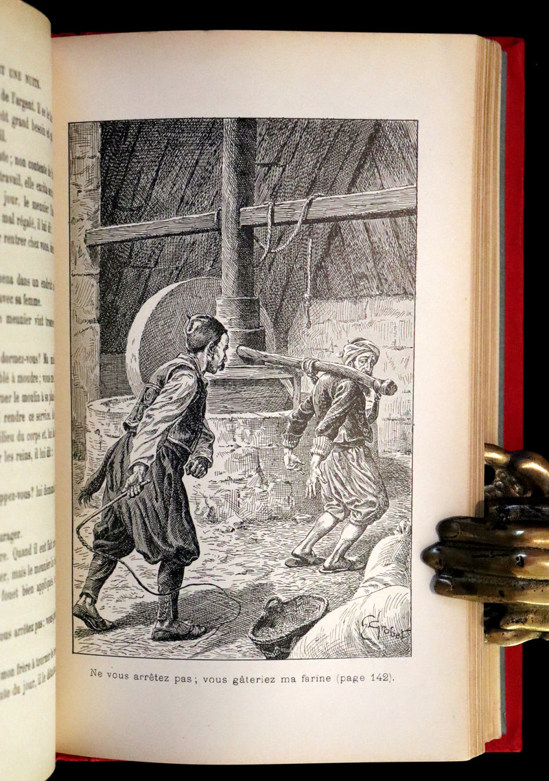 1890 Rare illustrated French Book ~ One Thousand and One Nights - Les Mille et une Nuits - Arabic Tales.