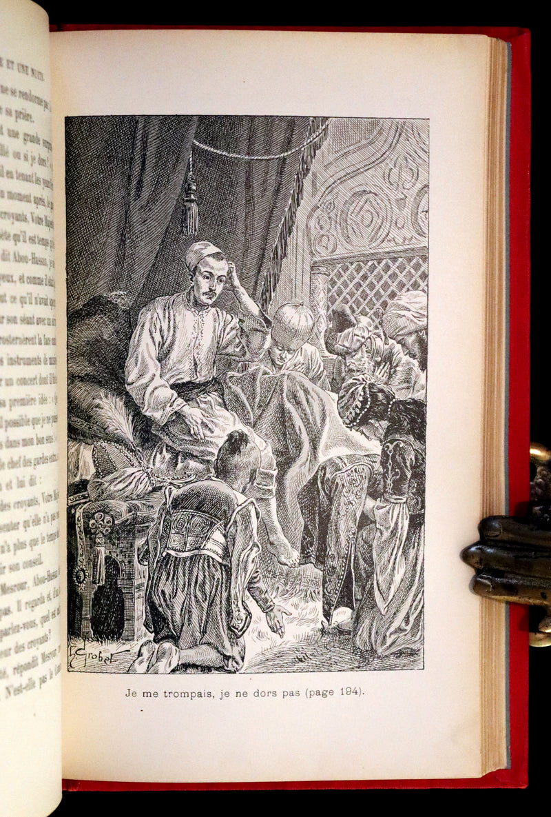 1890 Rare illustrated French Book ~ One Thousand and One Nights - Les Mille et une Nuits - Arabic Tales.
