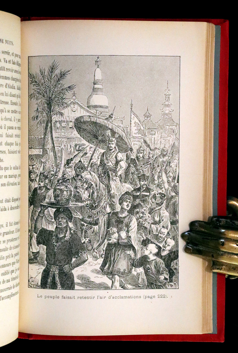 1890 Rare illustrated French Book ~ One Thousand and One Nights - Les Mille et une Nuits - Arabic Tales.