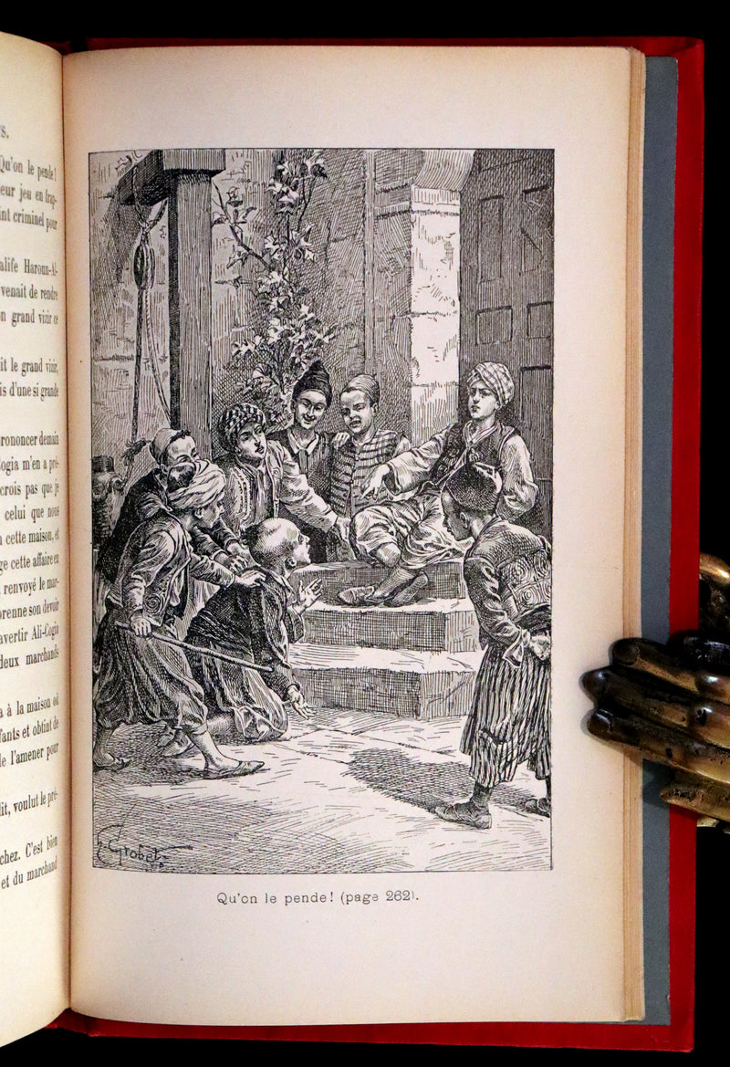 1890 Rare illustrated French Book ~ One Thousand and One Nights - Les Mille et une Nuits - Arabic Tales.