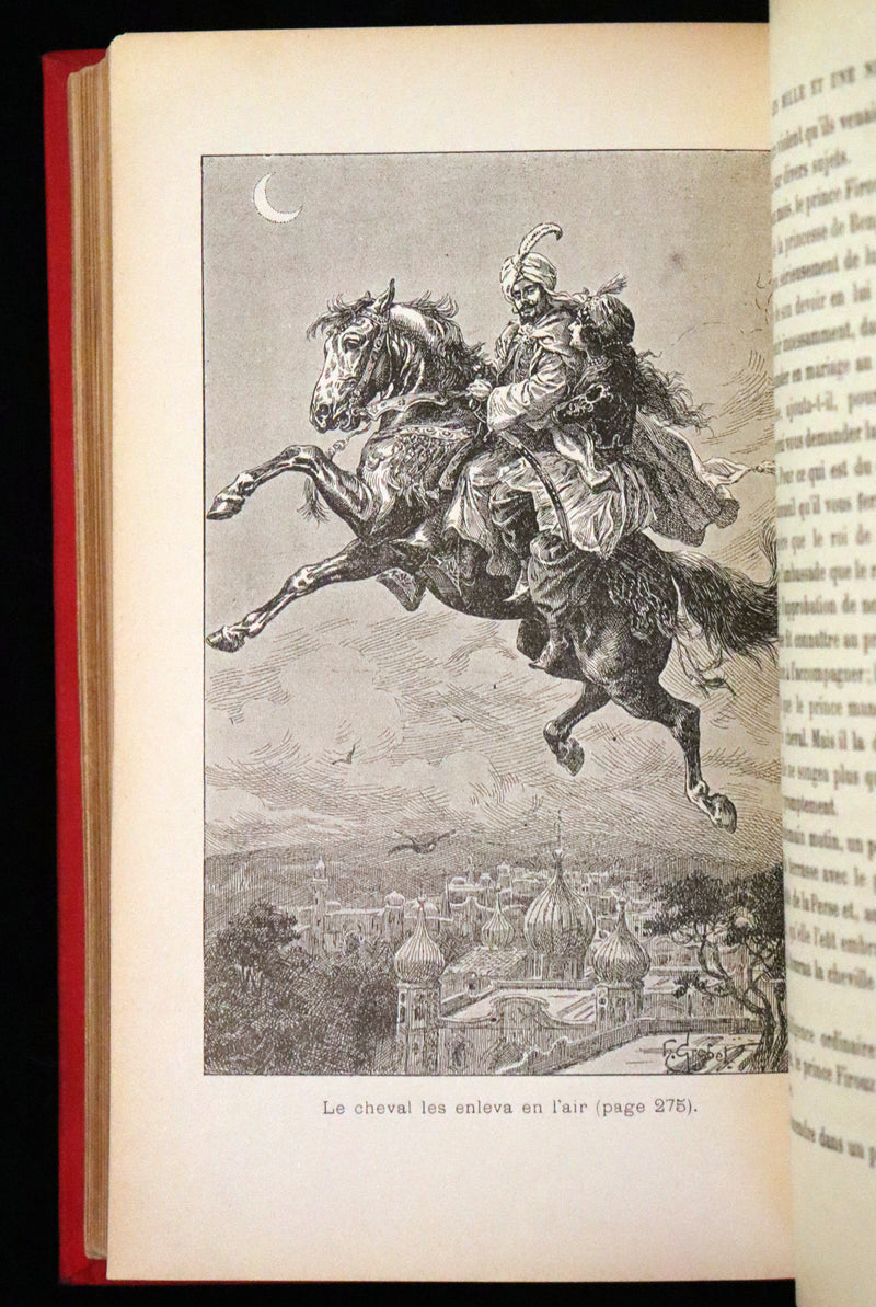 1890 Rare illustrated French Book ~ One Thousand and One Nights - Les Mille et une Nuits - Arabic Tales.
