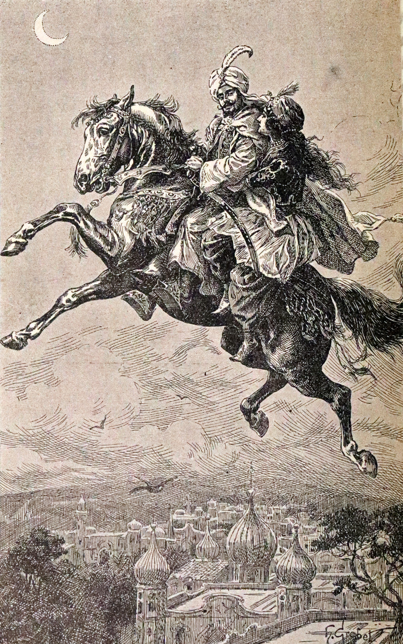 1890 Rare illustrated French Book ~ One Thousand and One Nights - Les Mille et une Nuits - Arabic Tales.