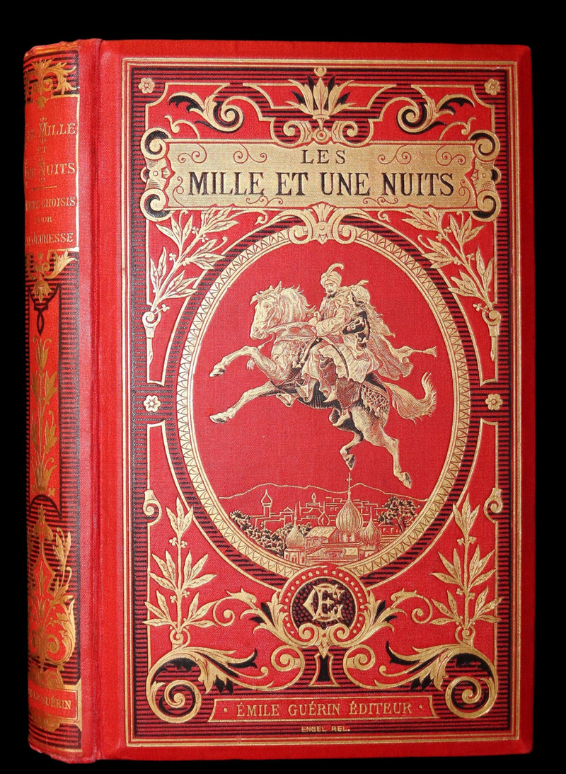 1890 Rare illustrated French Book ~ One Thousand and One Nights - Les Mille et une Nuits - Arabic Tales.