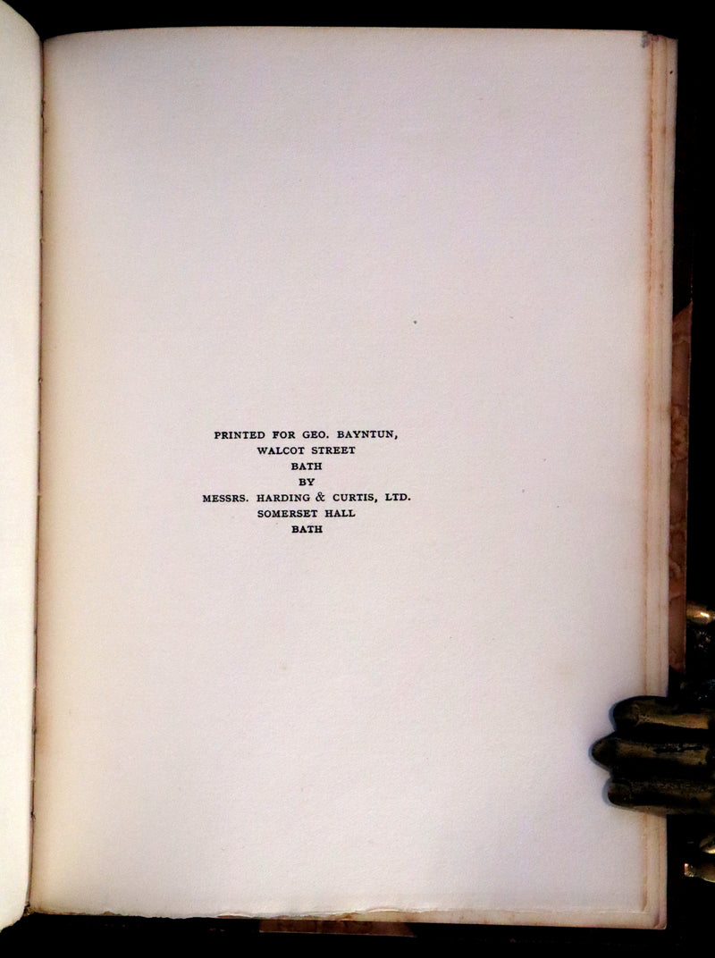 1922 Scarce Bayntun First Limited Edition - Sonnets From the Portuguese, love sonnets by Elizabeth Barrett Browning illustrated by Louise Gaston.