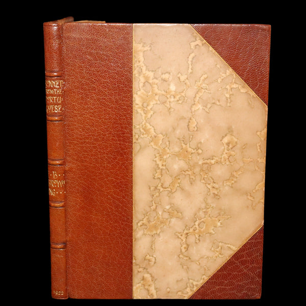 1922 Scarce Bayntun First Limited Edition - Sonnets From the Portuguese, love sonnets by Elizabeth Barrett Browning illustrated by Louise Gaston.