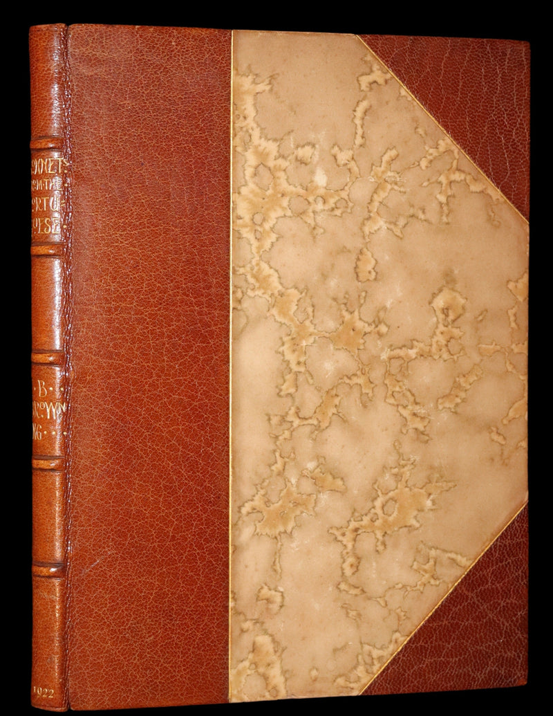 1922 Scarce Bayntun First Limited Edition - Sonnets From the Portuguese, love sonnets by Elizabeth Barrett Browning illustrated by Louise Gaston.