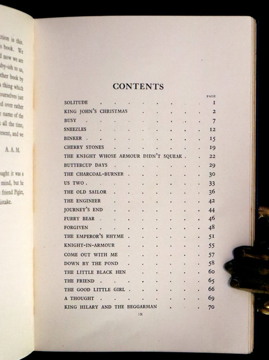 1927 Rare First DELUXE Edition - A. A. Milne & Ernest H. Shepard - NOW WE ARE SIX (Winnie the Pooh).