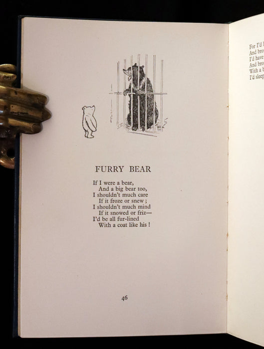 1927 Rare First DELUXE Edition - A. A. Milne & Ernest H. Shepard - NOW WE ARE SIX (Winnie the Pooh).