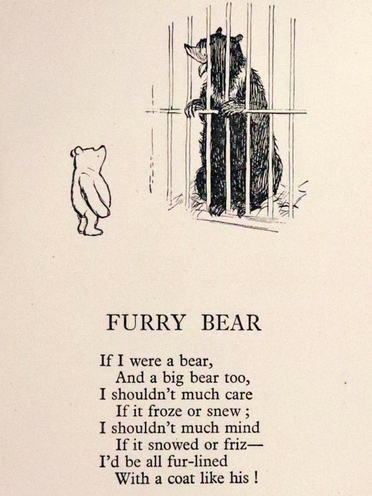 1927 Rare First DELUXE Edition - A. A. Milne & Ernest H. Shepard - NOW WE ARE SIX (Winnie the Pooh).