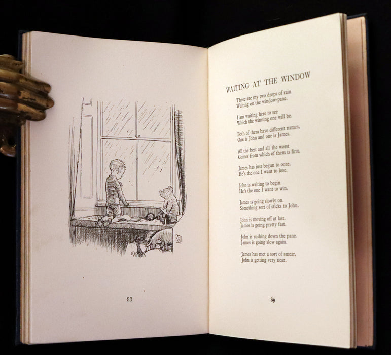 1927 Rare First DELUXE Edition - A. A. Milne & Ernest H. Shepard - NOW WE ARE SIX (Winnie the Pooh).