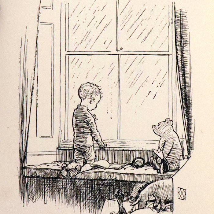 1927 Rare First DELUXE Edition - A. A. Milne & Ernest H. Shepard - NOW WE ARE SIX (Winnie the Pooh).