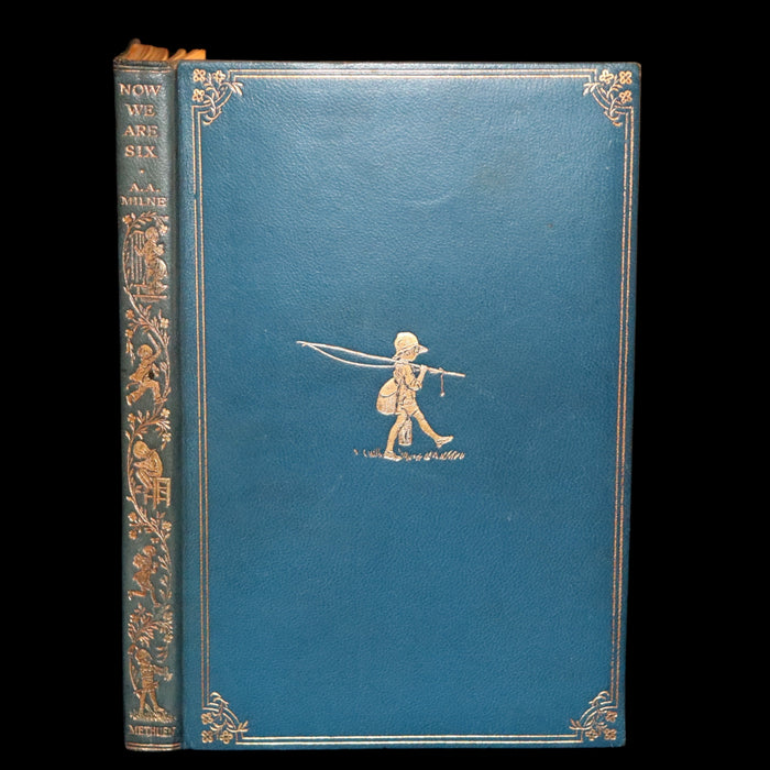 1927 Rare First DELUXE Edition - A. A. Milne & Ernest H. Shepard - NOW WE ARE SIX (Winnie the Pooh).