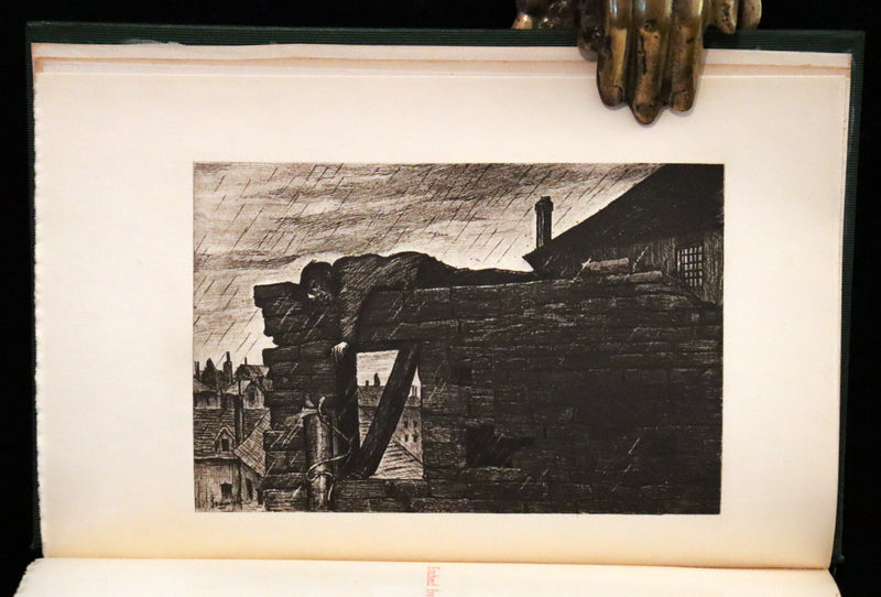 1890 Rare Victorian Book set - LES MISERABLES by Victor Hugo Illustrated by Francois Flameng.