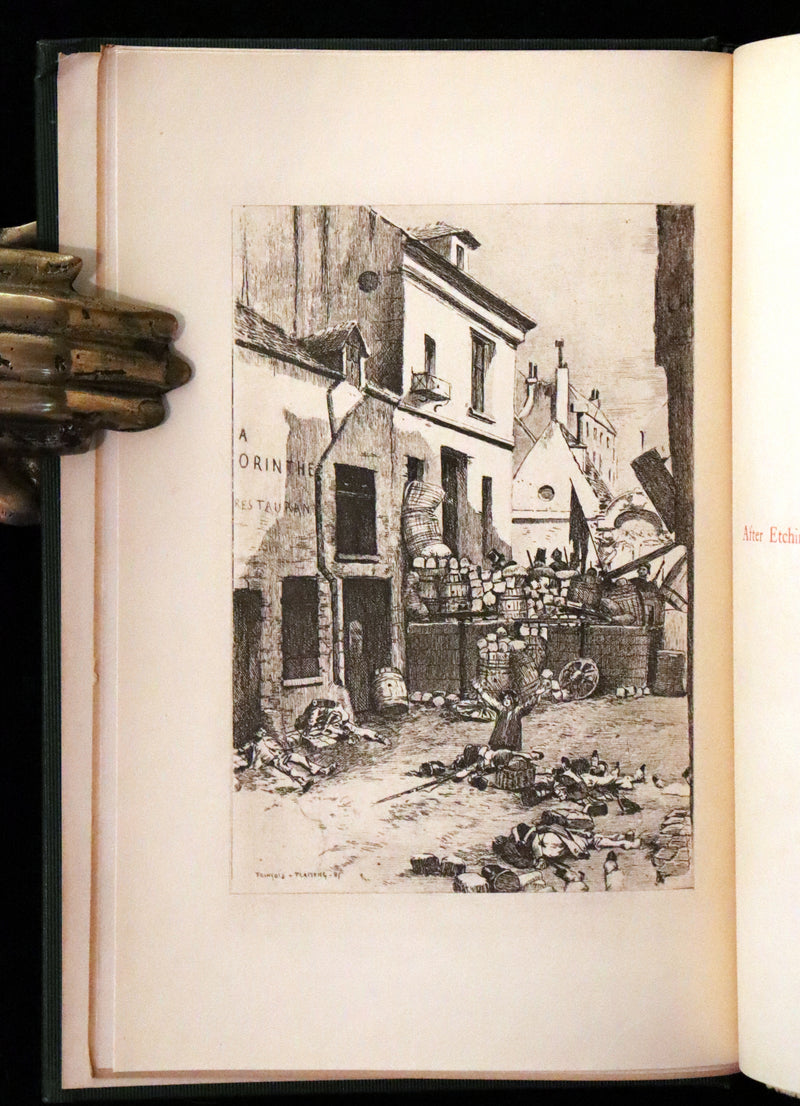 1890 Rare Victorian Book set - LES MISERABLES by Victor Hugo Illustrated by Francois Flameng.