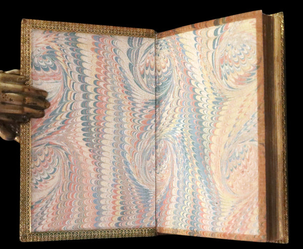 1869 Sangorski Binding - The Travels and Surprising Adventures of Baron MUNCHAUSEN. With THIRTY-SEVEN COLOR Illustrations.