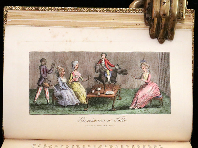 1869 Sangorski Binding - The Travels and Surprising Adventures of Baron MUNCHAUSEN. With THIRTY-SEVEN COLOR Illustrations.