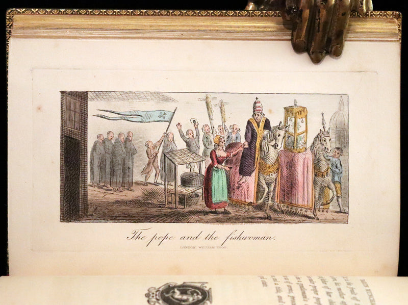 1869 Sangorski Binding - The Travels and Surprising Adventures of Baron MUNCHAUSEN. With THIRTY-SEVEN COLOR Illustrations.