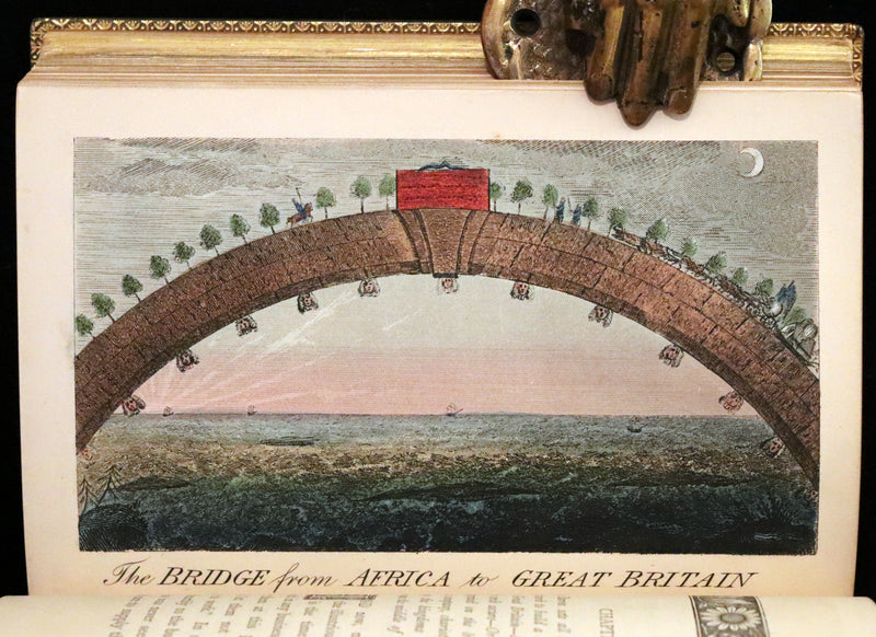 1869 Sangorski Binding - The Travels and Surprising Adventures of Baron MUNCHAUSEN. With THIRTY-SEVEN COLOR Illustrations.