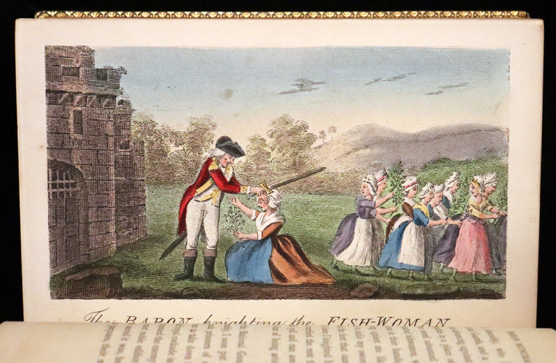 1869 Sangorski Binding - The Travels and Surprising Adventures of Baron MUNCHAUSEN. With THIRTY-SEVEN COLOR Illustrations.