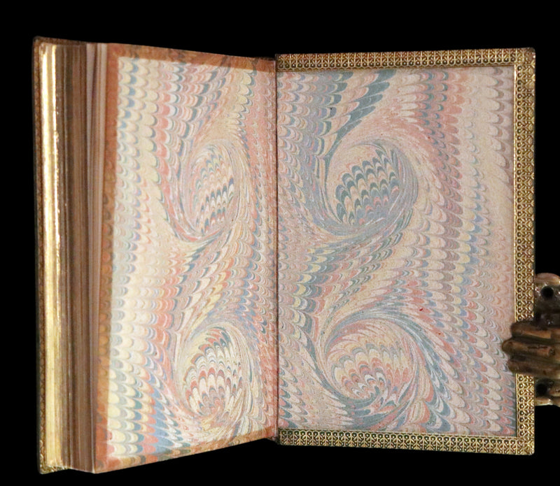 1869 Sangorski Binding - The Travels and Surprising Adventures of Baron MUNCHAUSEN. With THIRTY-SEVEN COLOR Illustrations.