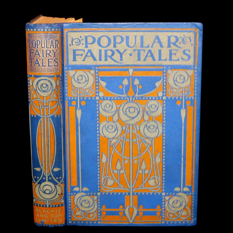 1910 Scarce Book - Popular FAIRY TALES of Hans Christian Andersen illustrated by Helen Stratton.