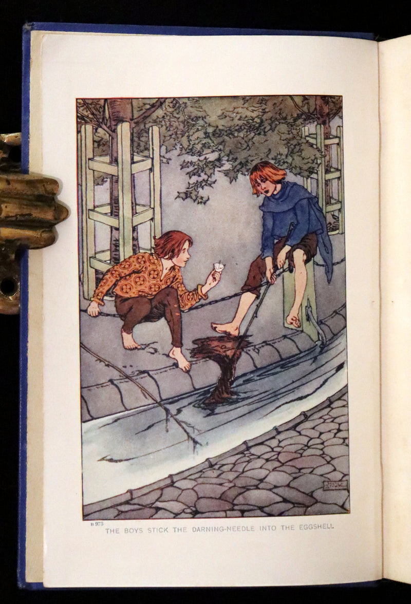 1910 Scarce Book - Popular FAIRY TALES of Hans Christian Andersen illustrated by Helen Stratton.