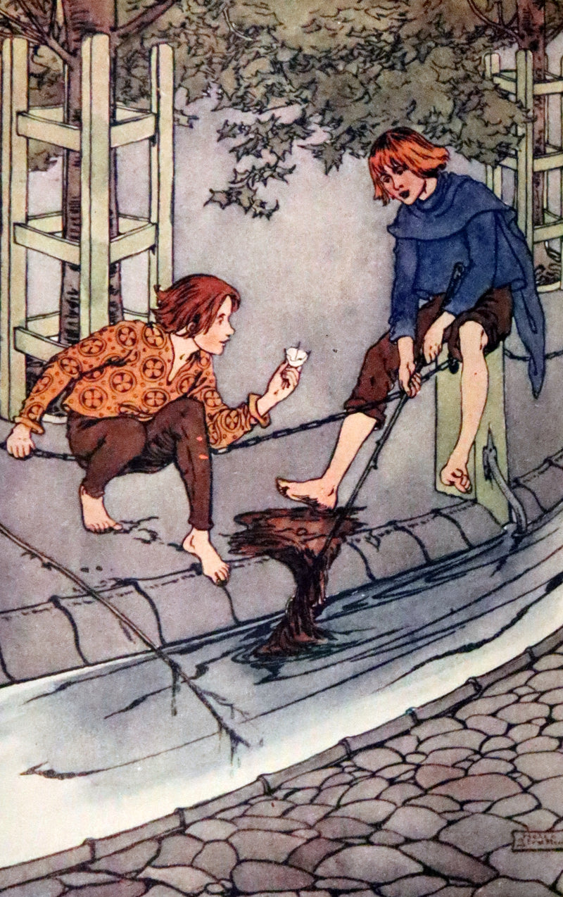 1910 Scarce Book - Popular FAIRY TALES of Hans Christian Andersen illustrated by Helen Stratton.